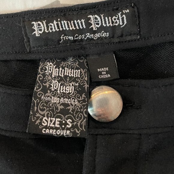 Vintage Grunge Mesh Angel Wings Platinum Plush Size S - Picture 4 of 5